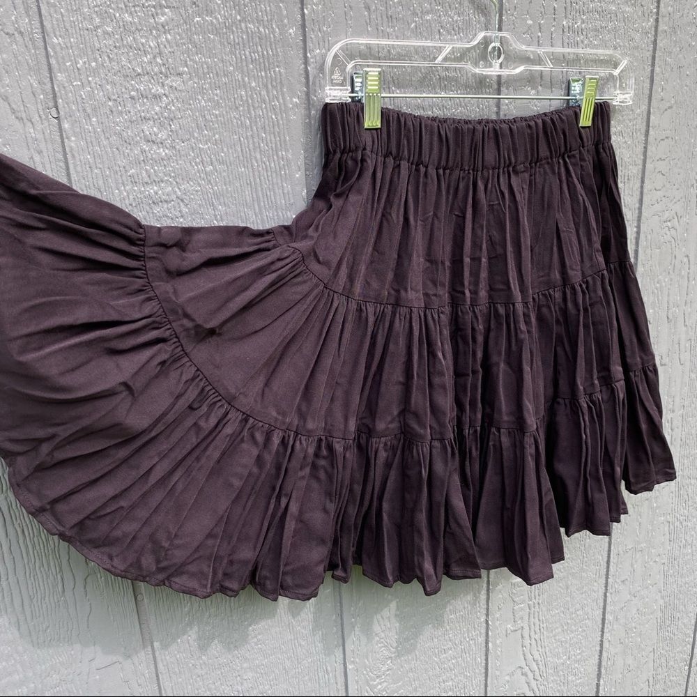 Vintage Shelbi Ranch Pleated Western Swing Skirt